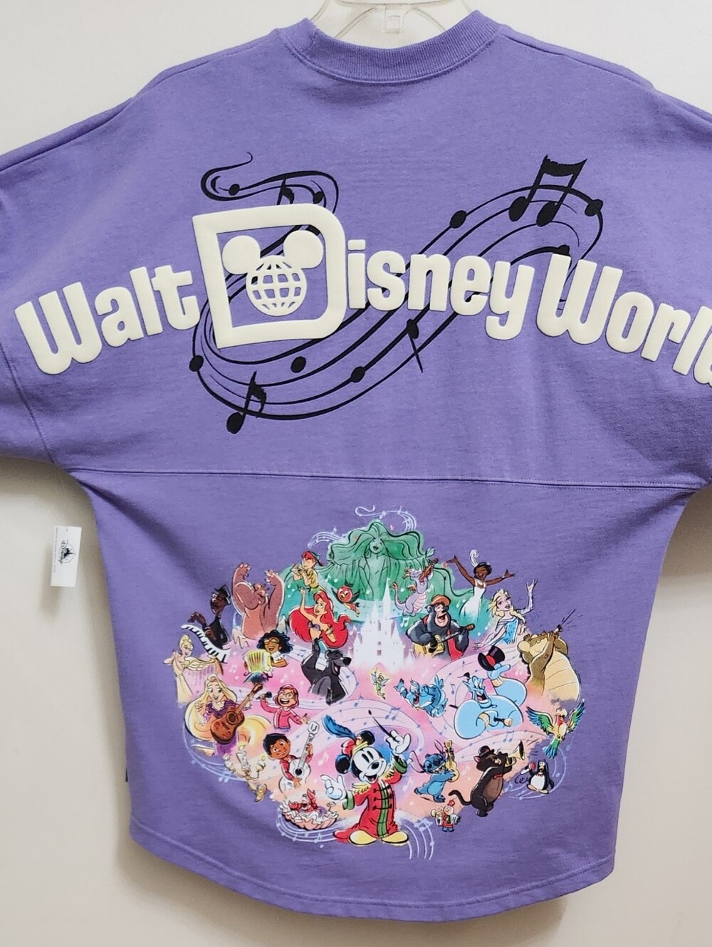 **BRAND NEW** Disney World 100 Years of Music and Wonder Purple Spirit Jersey Sm